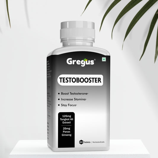 Gregus Natural Testosterone Boost: Enhance Strength, Stamina, Vitality (60 Tablets)