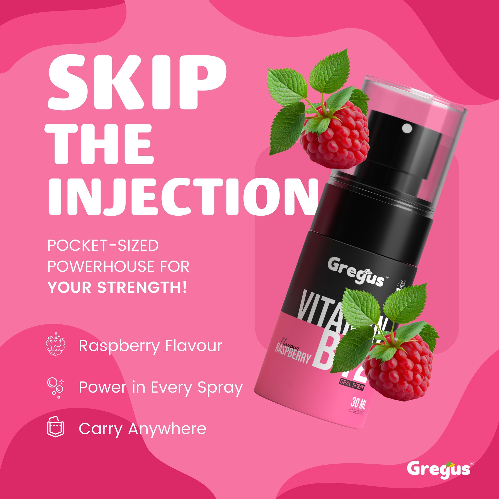 Vegan B12 Spray | Natural Energy Support
