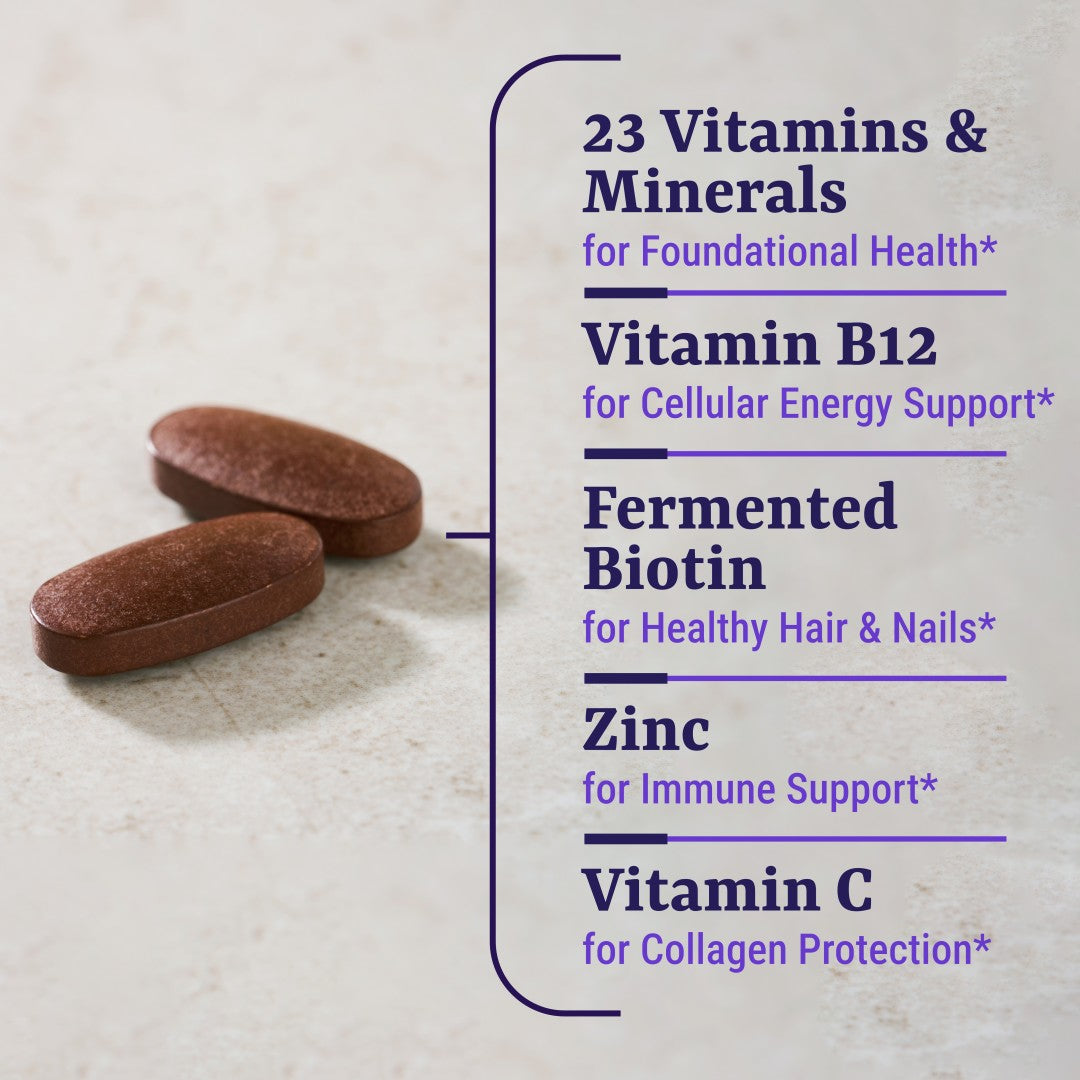 Gregus Multivitamin for Men and Women,  Complete Wellness with  all Vitamins, Biotin, Folic Acid, 41 Essential Ingredients, Vegetable and Fruit Blends (60)Tablets