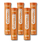 Five tubes of Gregus Vitamin C supplement on a white background